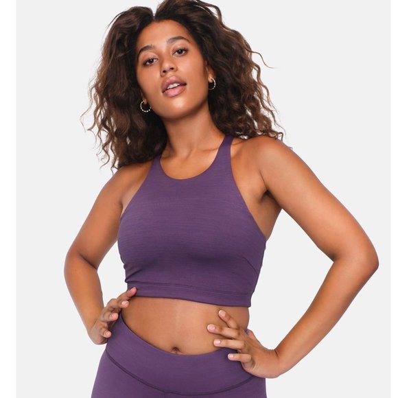 Outdoor Voices Tops - NWOT [Outdoor Voices] Indigo TechSweat Crop Top